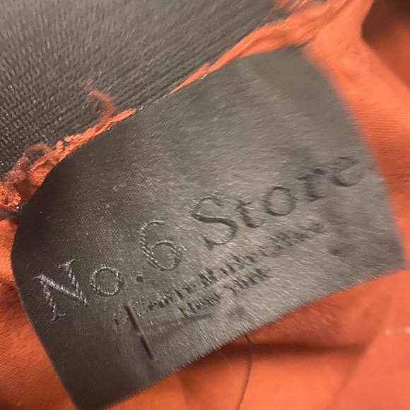 No 6 Store Pumpkin Spice Skirt with Black waist band Small - Picture 2 of 2